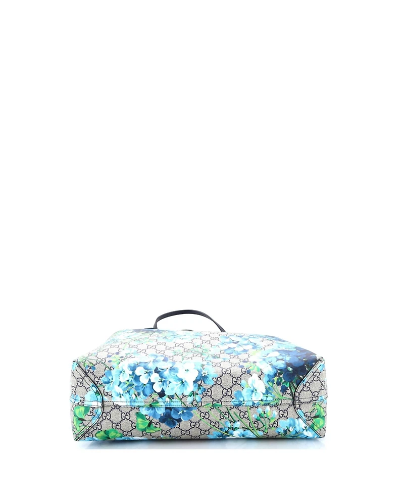 Pre-Owned Gucci Medium Reversible Tote Blooms Gg Print Leather