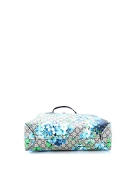 Pre-Owned Gucci Medium Reversible Tote Blooms Gg Print Leather