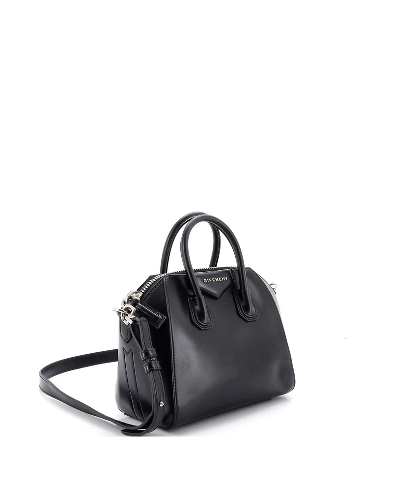 Pre-Owned Givenchy Mini Antigona Bag Glazed Leather