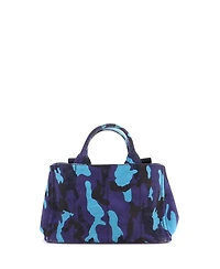 Pre-Owned Prada Medium Canapa Convertible Tote Printed Canvas