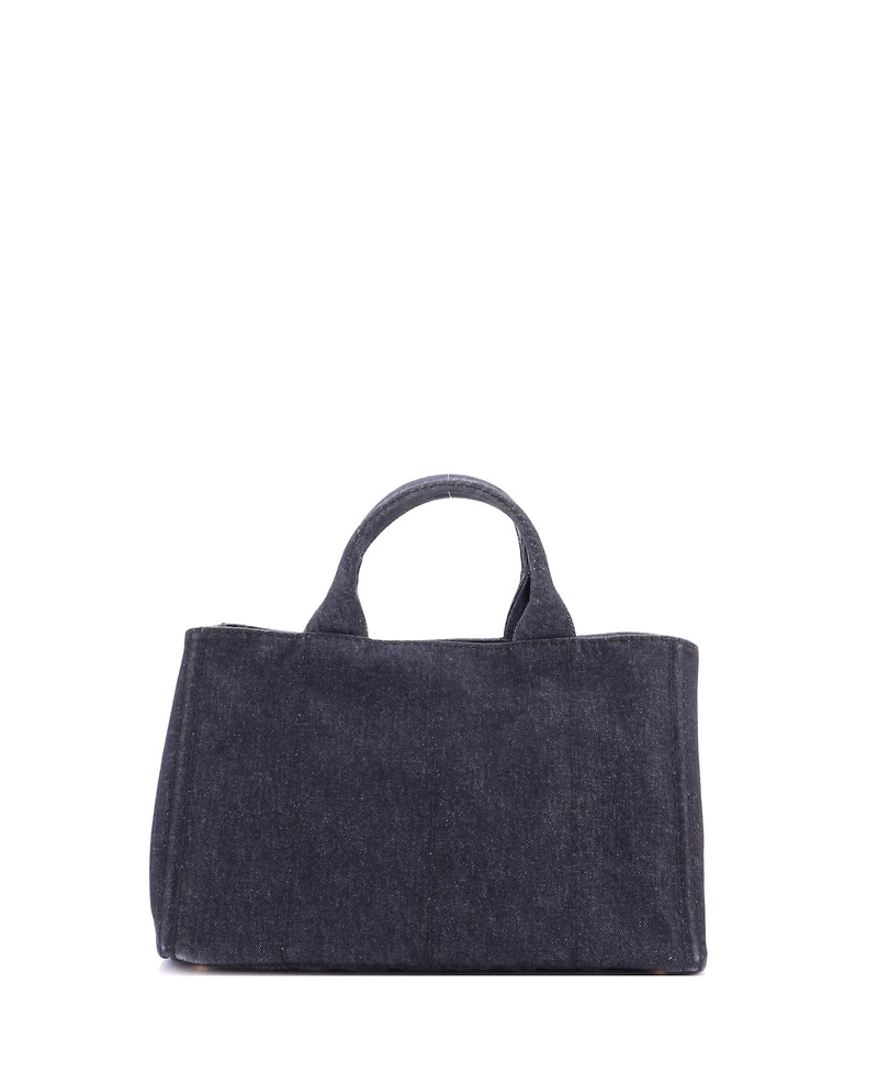 Pre-Owned Prada Large Canapa Tote Denim