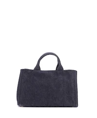 Pre-Owned Prada Large Canapa Tote Denim