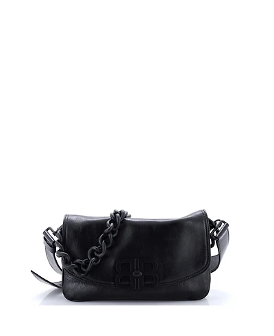 Pre-Owned Balenciaga Small Bb Soft Flap Bag Leather