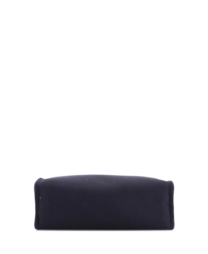 Pre-Owned HERMES Herbag Zip Leather and Toile