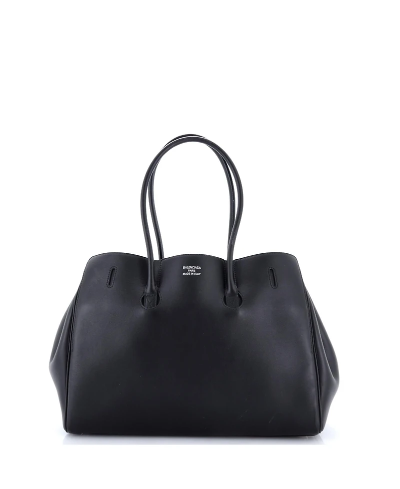 Pre-Owned Balenciaga Medium Bel Air Carry All Bag Leather
