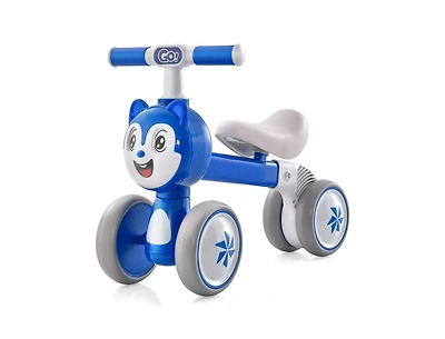 Slickblue Lightweight Baby Balance Bike with 4 Wheels No Pedal Design