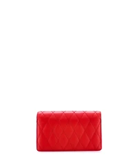 Pre-Owned Saint Laurent Small Angie Chain Shoulder Bag Quilted Leather