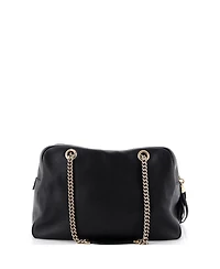 Pre-Owned Gucci Medium Soho Chain Zip Shoulder Bag Leather