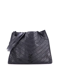 Pre-Owned Saint Laurent Medium Niki Shopping Tote Matelasse Chevron Leather