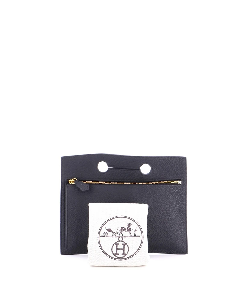 Pre-Owned HERMES 34 Jypsiere Bag Clemence 20 Backpocket Pouch Togo