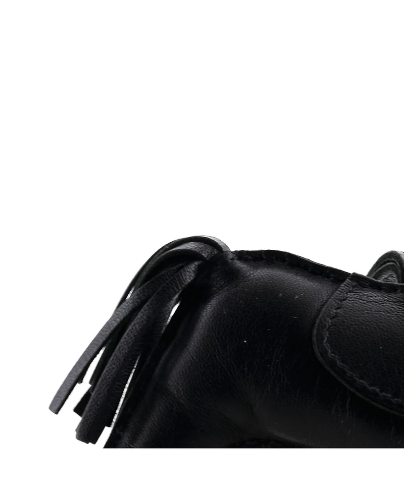 Pre-Owned HERMES Mm So Black GriGri Rodeo Bag Charm Leather