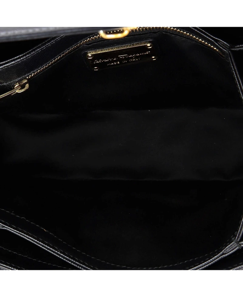 Pre-Owned Salvatore Ferragamo Small Seila Top Handle Bag Leather