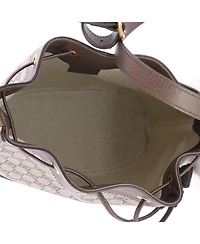 Pre-Owned Gucci Medium Ophidia Bucket Bag Gg Coated Canvas