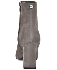 Nine West Women's Reraye Flared Block Heel Ankle Booties