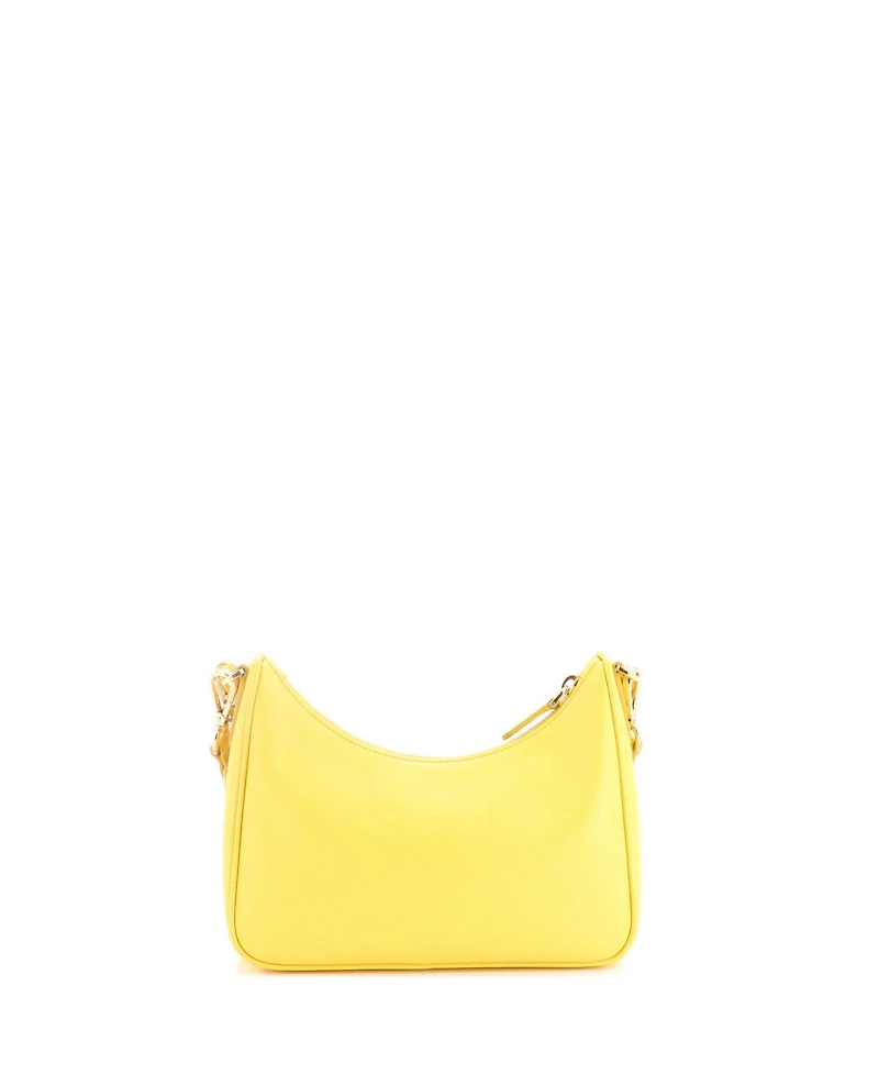 Pre-Owned Prada Small Re-Edition 2005 Shoulder Bag Saffiano Leather