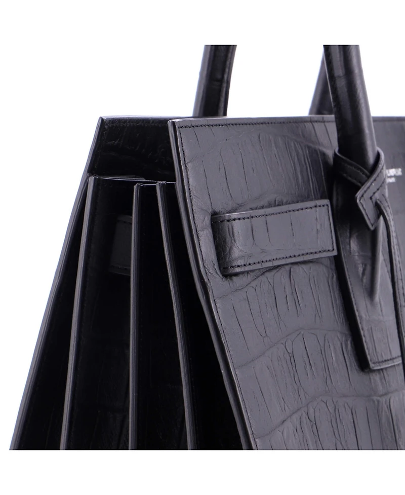 Pre-Owned Saint Laurent Small Sac de Jour Nm Bag Embossed Leather