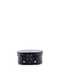 Pre-Owned Saint Laurent Small Mica Hatbox Bag Leather