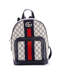 Pre-Owned Gucci Small Ophidia Backpack Gg Coated Canvas and Leather