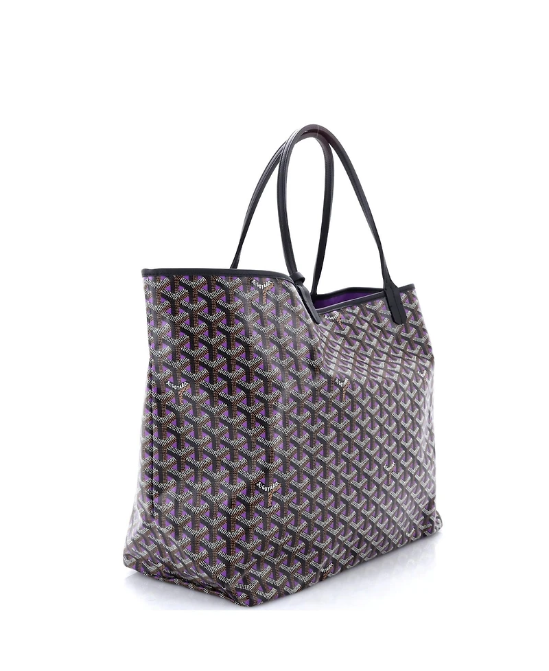 Pre-Owned Goyard Gm Saint Louis Tote Claire Voie Coated Canvas