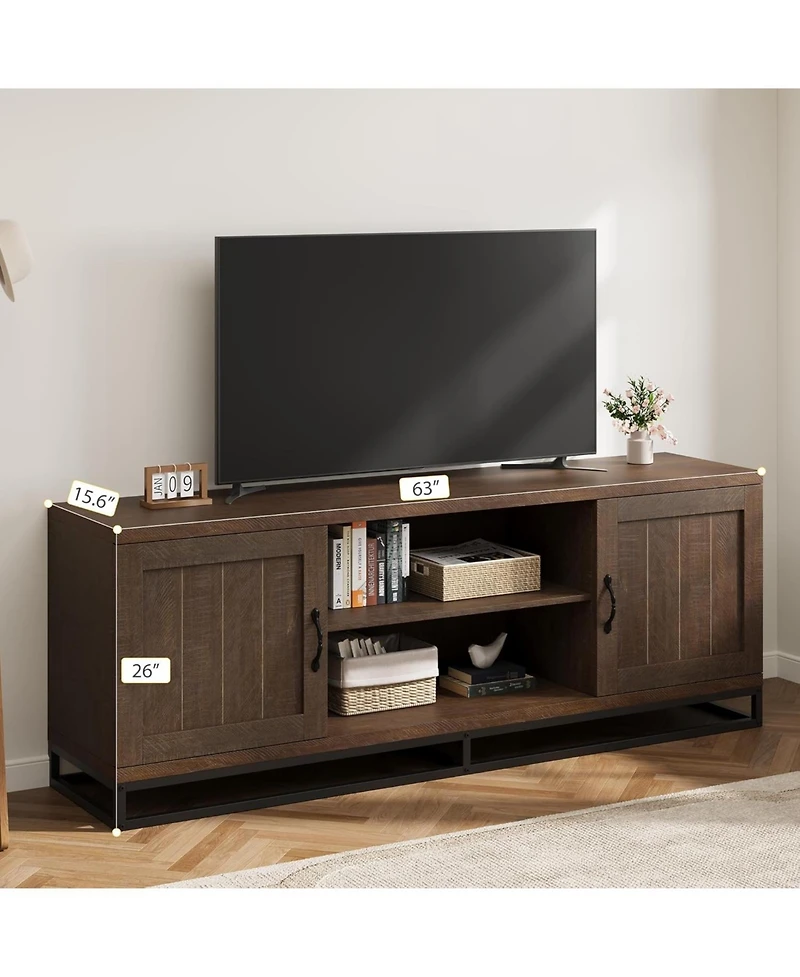 gaomon Tv Stand for TVs, Console with Adjustable