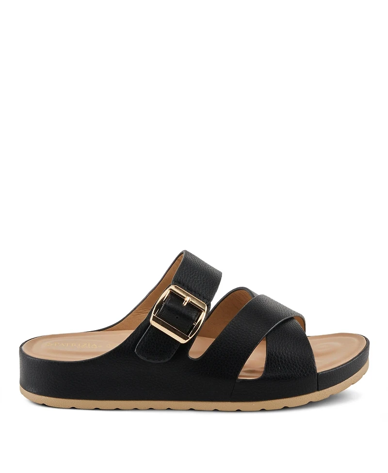 Patrizia Women's Eliza Slide Sandal with Cushioned Memory Insole