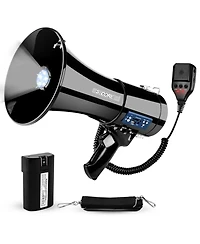 5core Megaphone Bullhorn 50W Speaker Bluetooth Siren Adjustable Volume Loud Portable Pa System
