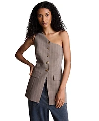 Kenneth Cole Women's One-Shoulder Sleeveless Vest