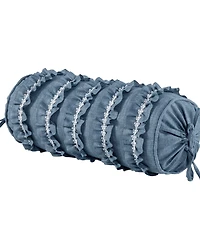 J Queen New York Chantalee Neckroll Pillow, 7" x 17"