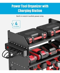 Xdovet Power Tools Organizer Charging Station Wall Mount Drills Storage Gifts Men Father