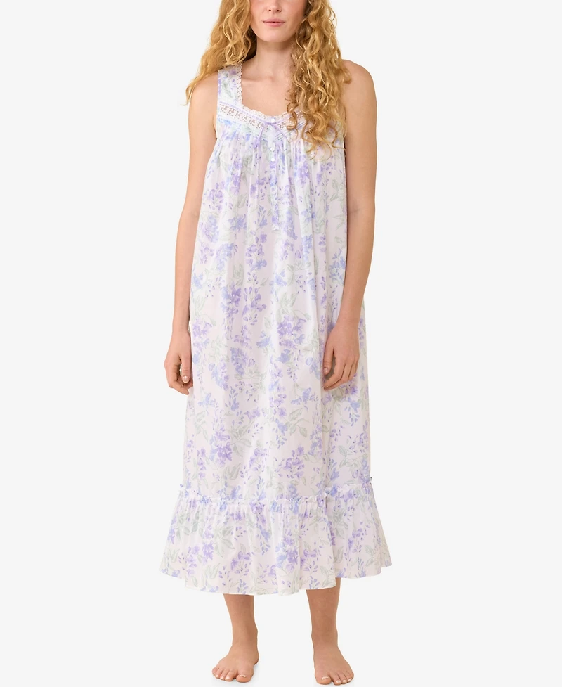 Eileen West Women's Cotton Woven Lawn Ballet Nightgown