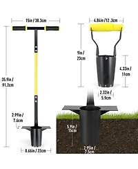 Xdovet Bulb Planter Long Handle Heavy Duty Garden Transplanter