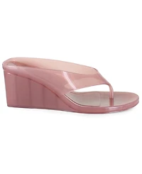 Christian Siriano Women's Ariel Wedge Jelly Sandal