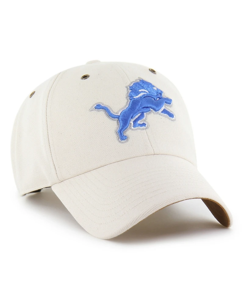 Carhartt x '47 Men's Natural Detroit Lions Undyed Clean Up Adjustable Hat