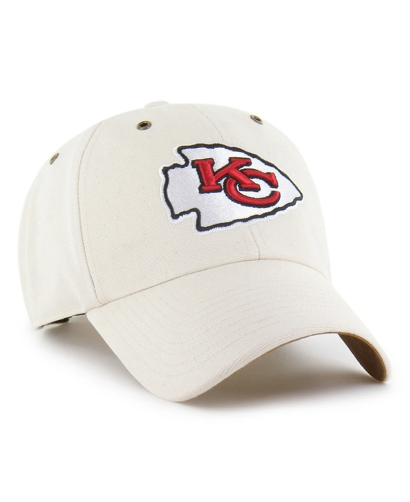 Carhartt x '47 Men's Natural Kansas City Chiefs Undyed Clean Up Adjustable Hat