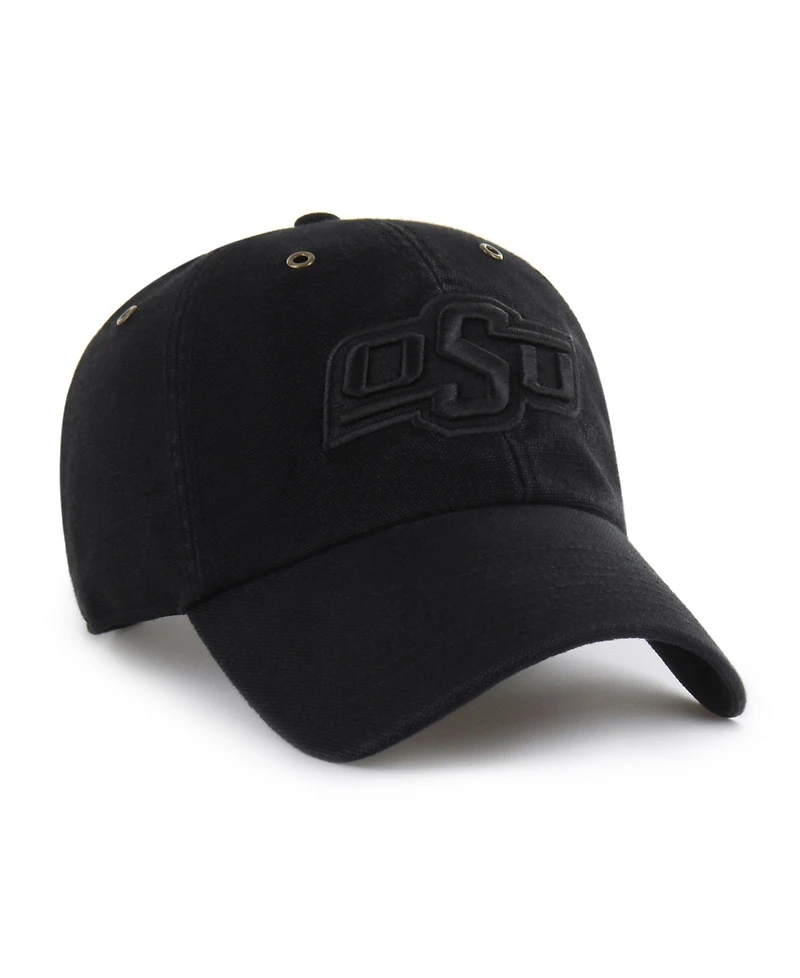 Carhartt x '47 Men's Black Oklahoma State Cowboys Clean Up Adjustable Hat