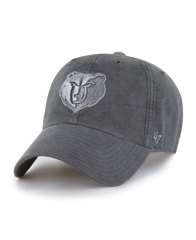 Carhartt x '47 Men's Charcoal Memphis Grizzlies Clean Up Adjustable Hat