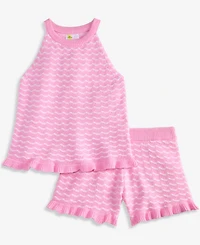 Epic Threads Girls' 5-20 Crochet Top & Shorts, 2-Piece Set, Macy's Exclusive