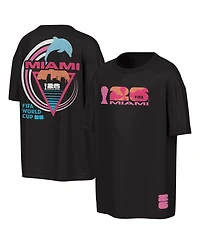 Outerstuff Men's Black Fifa World Cup 2026 Miami Big City Poster T-Shirt
