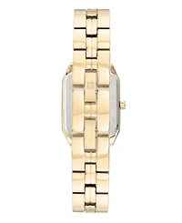 Anne Klein Women's Quartz Black Octagonal Gold Tone Bracelet Watch 24mm x 35mm