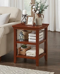 Convenience Concepts 18" Wood Tribeca End Table