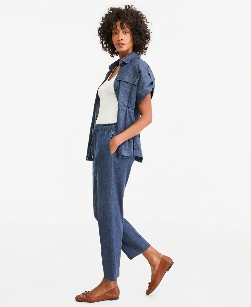 Jones New York Women's Paperbag Waist Drawstring Pants