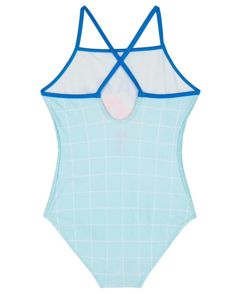 Barbie Little Girls One Piece Bathing Suit to