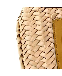 Pre-Owned Loewe Medium Braided Handle Basket Tote Raffia