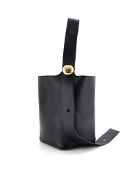 Pre-Owned Loewe Pebble Bucket Bag Leather