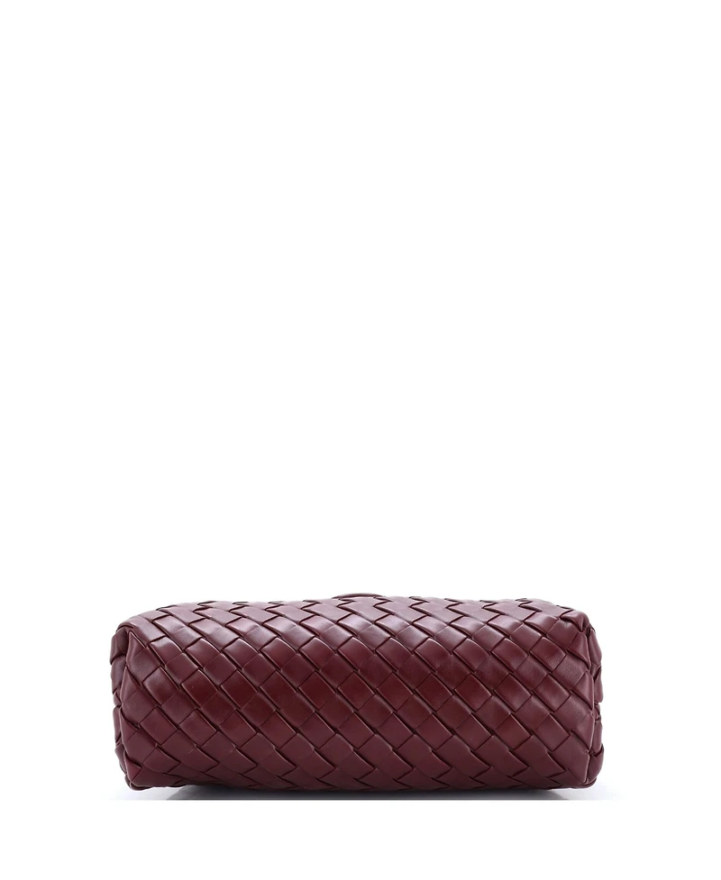Pre-Owned Bottega Veneta Medium Lauren 1980 Clutch with Chain Intrecciato Nappa