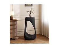 sumyeg Modern Hollow Mgo End Table 200lbs High Capacity No Assembly Accent