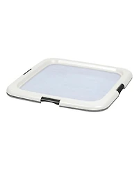 Pee Pads Square Pet Training Pad Holder for Dogs, Dark Gray