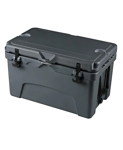 Sugift 45 Quart Portable Hard Cooler with 6-Day Ice Retention and Built-In Cup Holders
