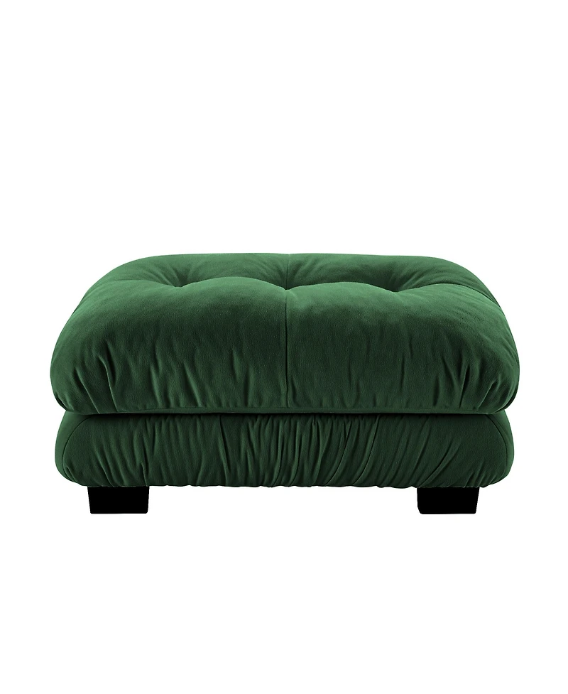 sumyeg Pariss Upholstered Ottoman Footrest for Living Room or Bedroom