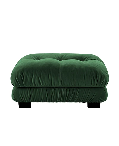 sumyeg Pariss Upholstered Ottoman Footrest for Living Room or Bedroom